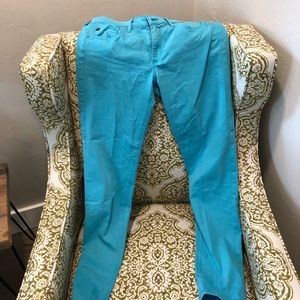 AG the stilt  aqua jeans